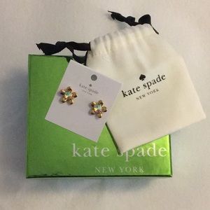 NWOT Kate Spade ♠️ gold tone earrings